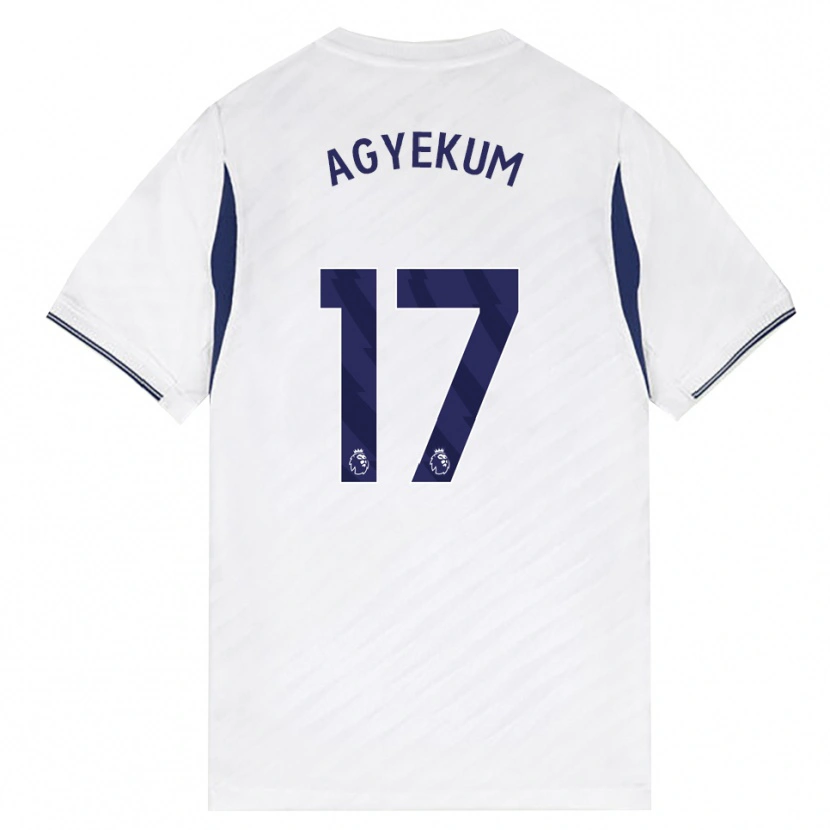 Danxen Homme Maillot Ezra Agyekum #17 Blanc Rouge Violet Tenues Domicile 2026/27 T-Shirt
