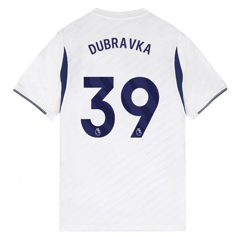 Danxen Homme Maillot Martin Dúbravka #39 Blanc Rouge Violet Tenues Domicile 2026/27 T-Shirt