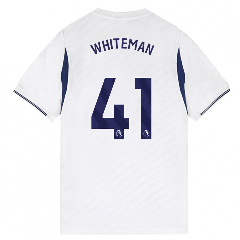 Danxen Homme Maillot Alfie Whiteman #41 Blanc Rouge Violet Tenues Domicile 2026/27 T-Shirt