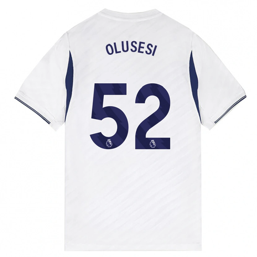 Danxen Homme Maillot Callum Olusesi #52 Blanc Rouge Violet Tenues Domicile 2026/27 T-Shirt