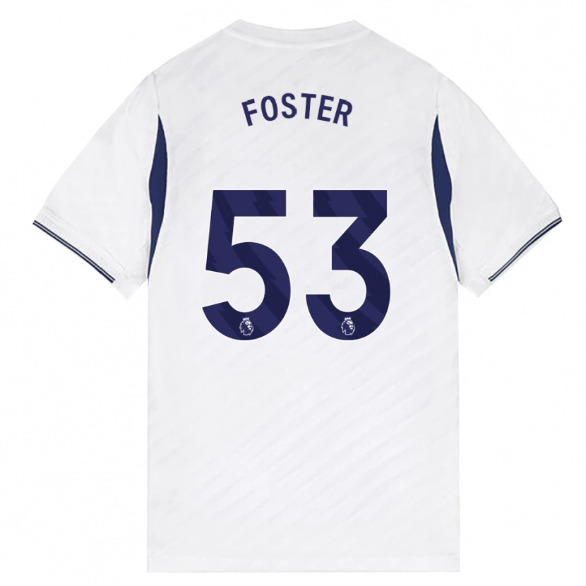 Danxen Homme Maillot Brooklyn Lyons Foster #53 Blanc Rouge Violet Tenues Domicile 2026/27 T-Shirt
