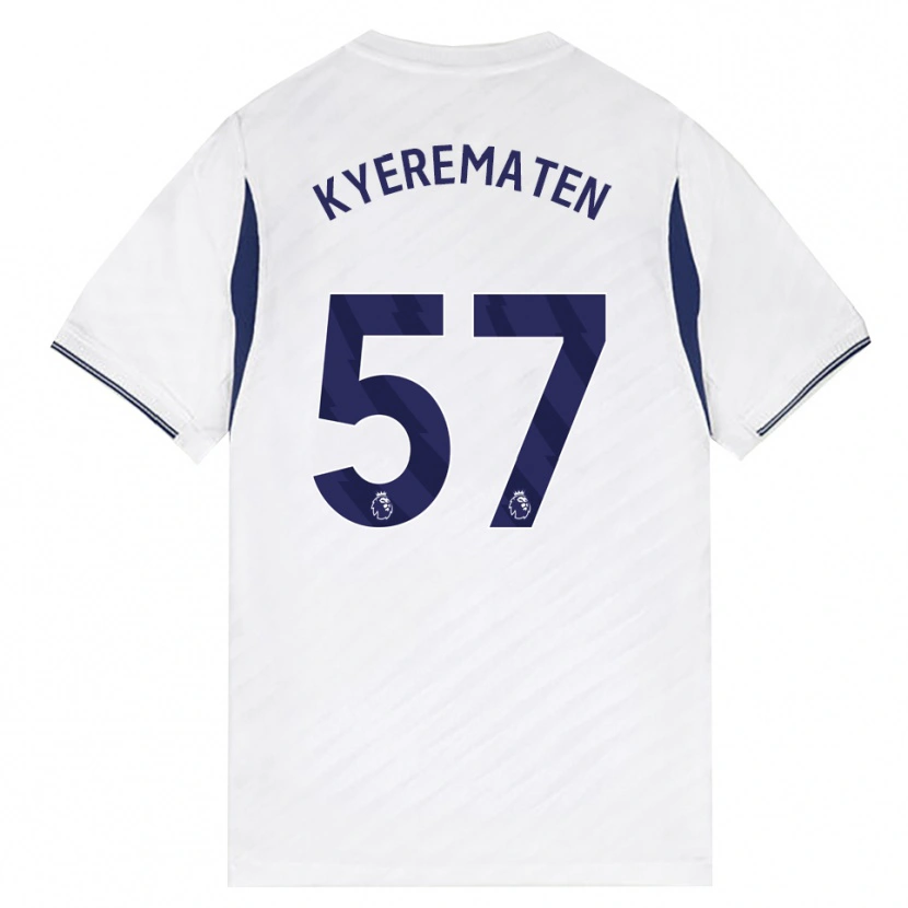 Danxen Homme Maillot Rio Kyerematen #57 Blanc Rouge Violet Tenues Domicile 2026/27 T-Shirt