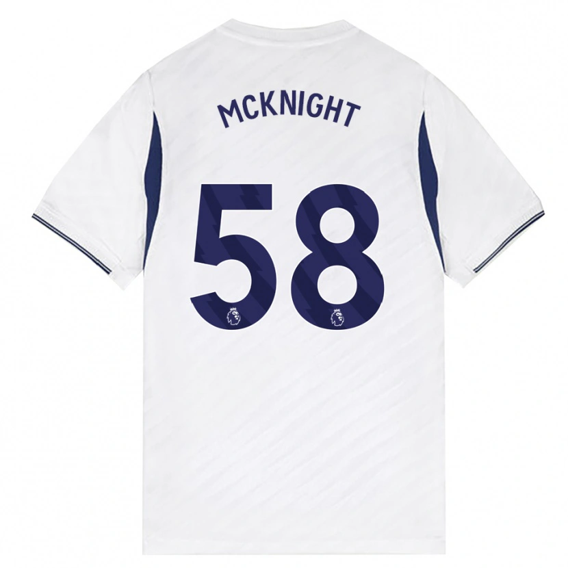 Danxen Homme Maillot Maxwell Mcknight #58 Blanc Rouge Violet Tenues Domicile 2026/27 T-Shirt