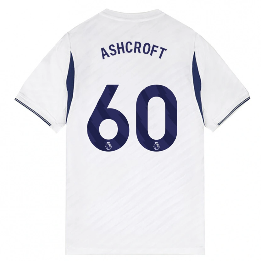 Danxen Homme Maillot Tyrell Ashcroft #60 Blanc Rouge Violet Tenues Domicile 2026/27 T-Shirt