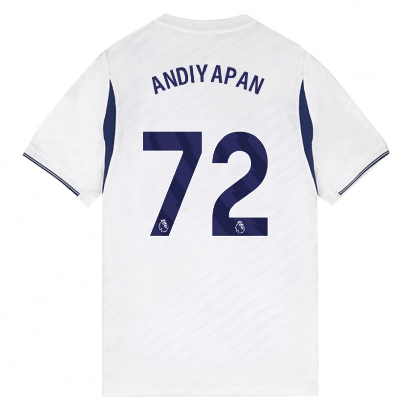 Danxen Homme Maillot William Andiyapan #72 Blanc Rouge Violet Tenues Domicile 2026/27 T-Shirt
