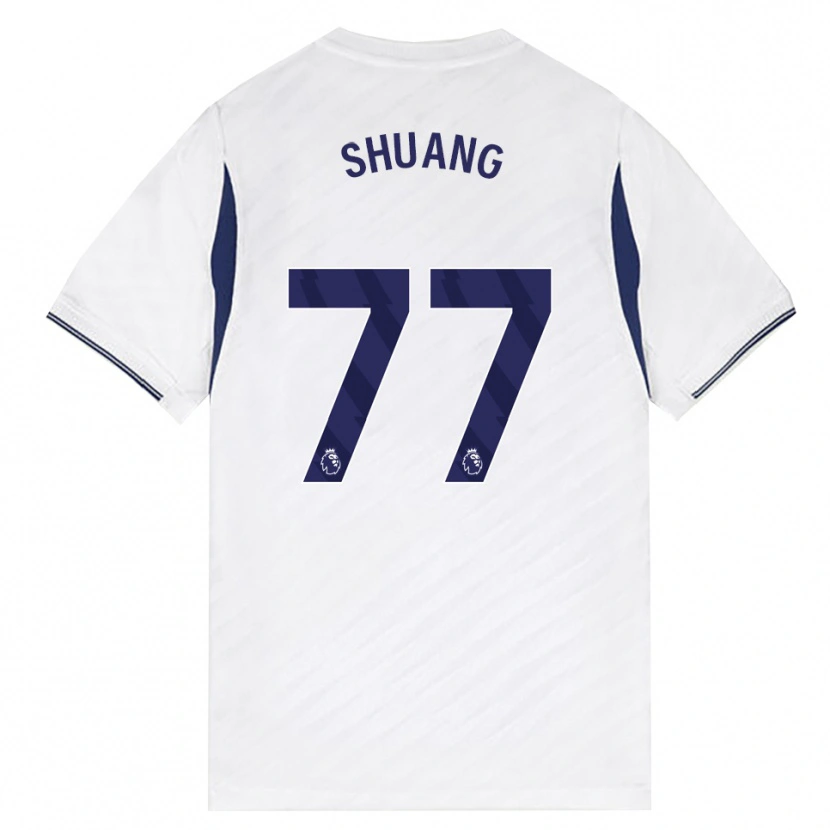 Danxen Homme Maillot Wang Shuang #77 Blanc Rouge Violet Tenues Domicile 2026/27 T-Shirt