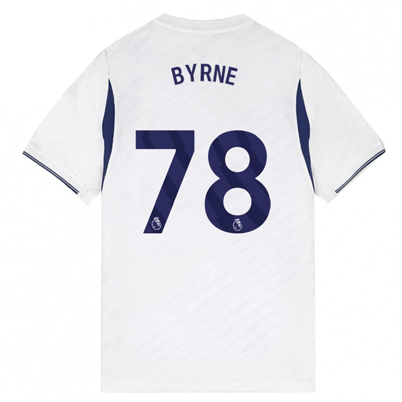 Danxen Homme Maillot Harry Byrne #78 Blanc Rouge Violet Tenues Domicile 2026/27 T-Shirt