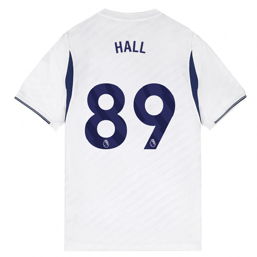 Danxen Homme Maillot Tye Hall #89 Blanc Rouge Violet Tenues Domicile 2026/27 T-Shirt
