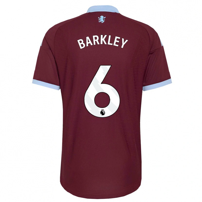 Danxen Homme Maillot Ross Barkley #6 Cornflowerblue Bourgogne Tenues Domicile 2026/27 T-Shirt