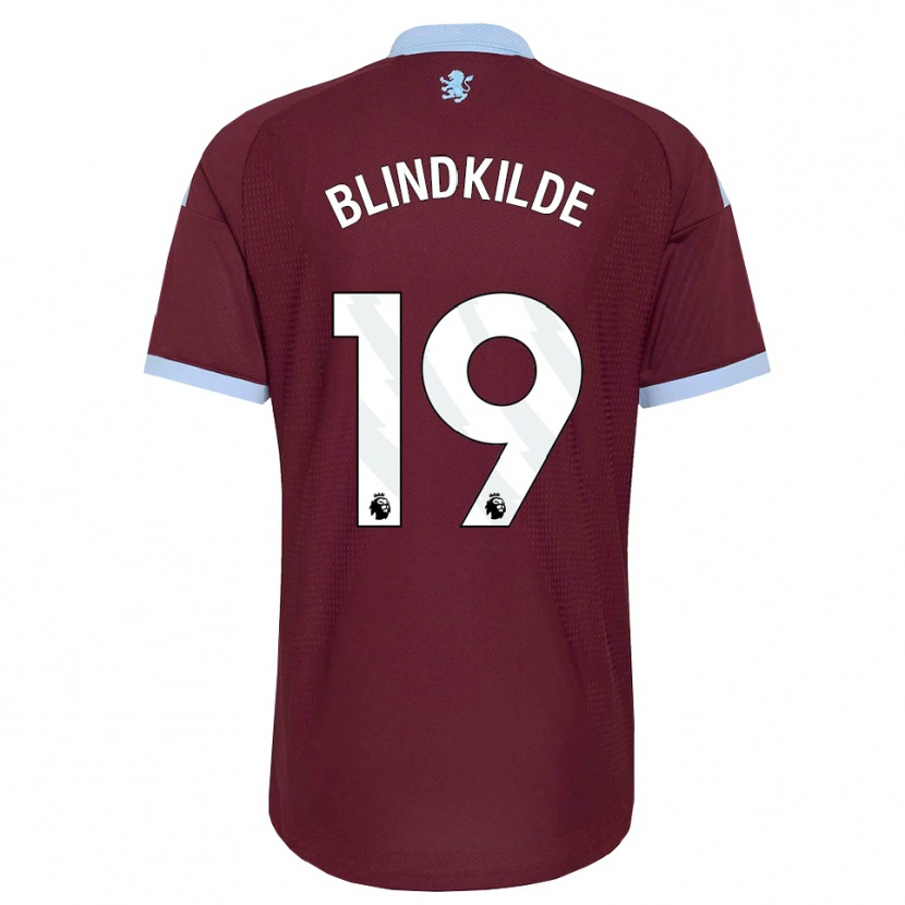 Danxen Homme Maillot Laura Blindkilde #19 Cornflowerblue Bourgogne Tenues Domicile 2026/27 T-Shirt