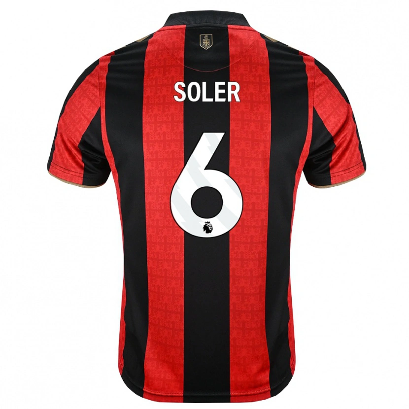 Danxen Homme Maillot Julio Soler #6 Goldenrod Rouge Noir Tenues Domicile 2026/27 T-Shirt