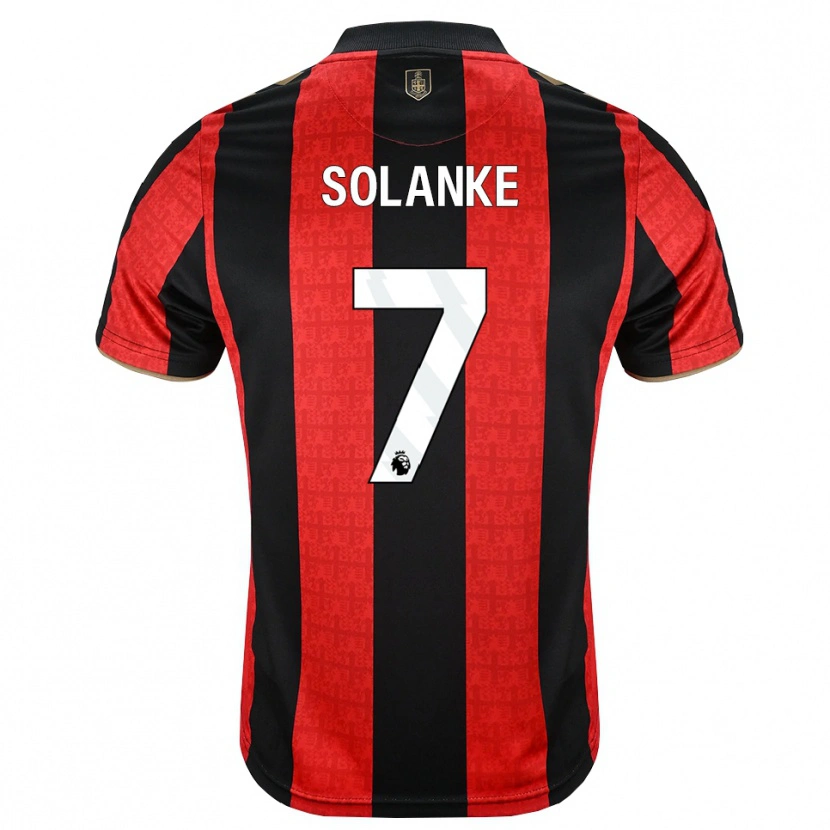 Danxen Homme Maillot Ade Solanke #7 Goldenrod Rouge Noir Tenues Domicile 2026/27 T-Shirt