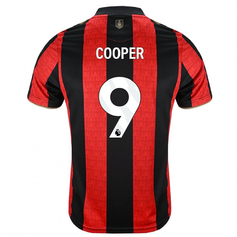 Danxen Homme Maillot Lucy Cooper #9 Goldenrod Rouge Noir Tenues Domicile 2026/27 T-Shirt