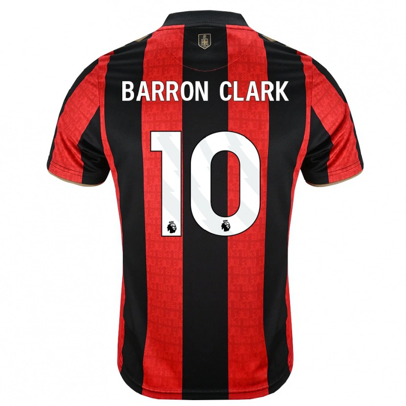 Danxen Homme Maillot Molly Barron-Clark #10 Goldenrod Rouge Noir Tenues Domicile 2026/27 T-Shirt