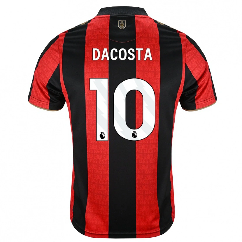 Danxen Homme Maillot Michael Dacosta #10 Goldenrod Rouge Noir Tenues Domicile 2026/27 T-Shirt