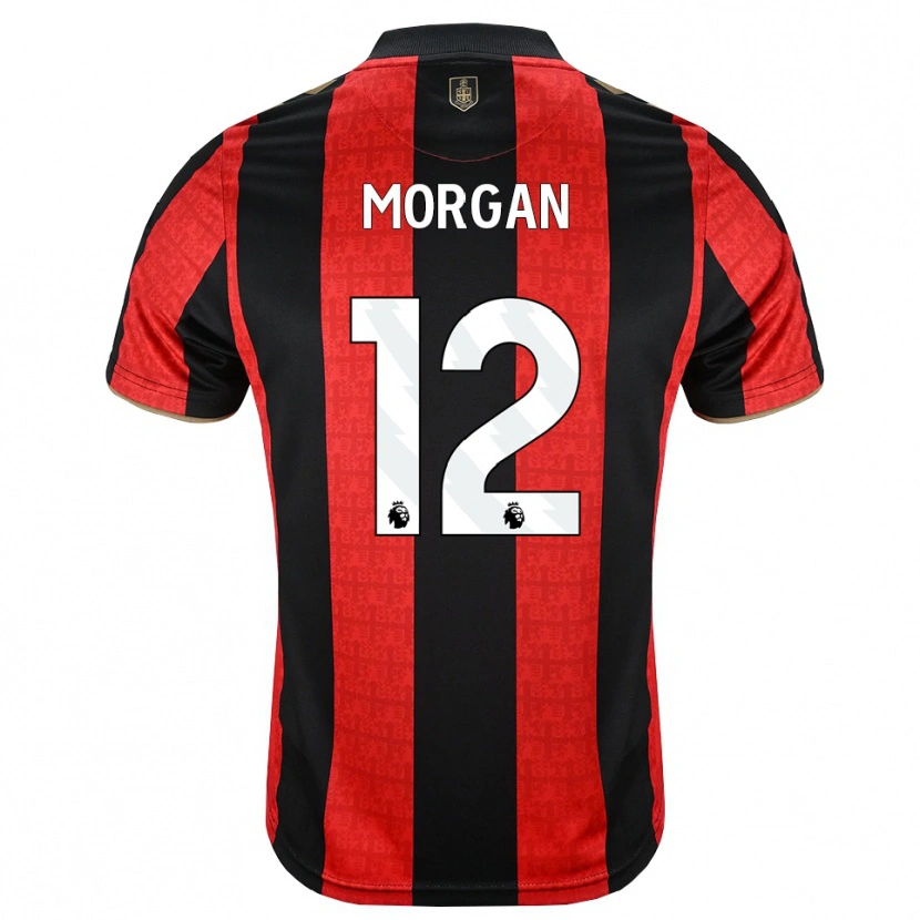 Danxen Homme Maillot Ollie Morgan #12 Goldenrod Rouge Noir Tenues Domicile 2026/27 T-Shirt