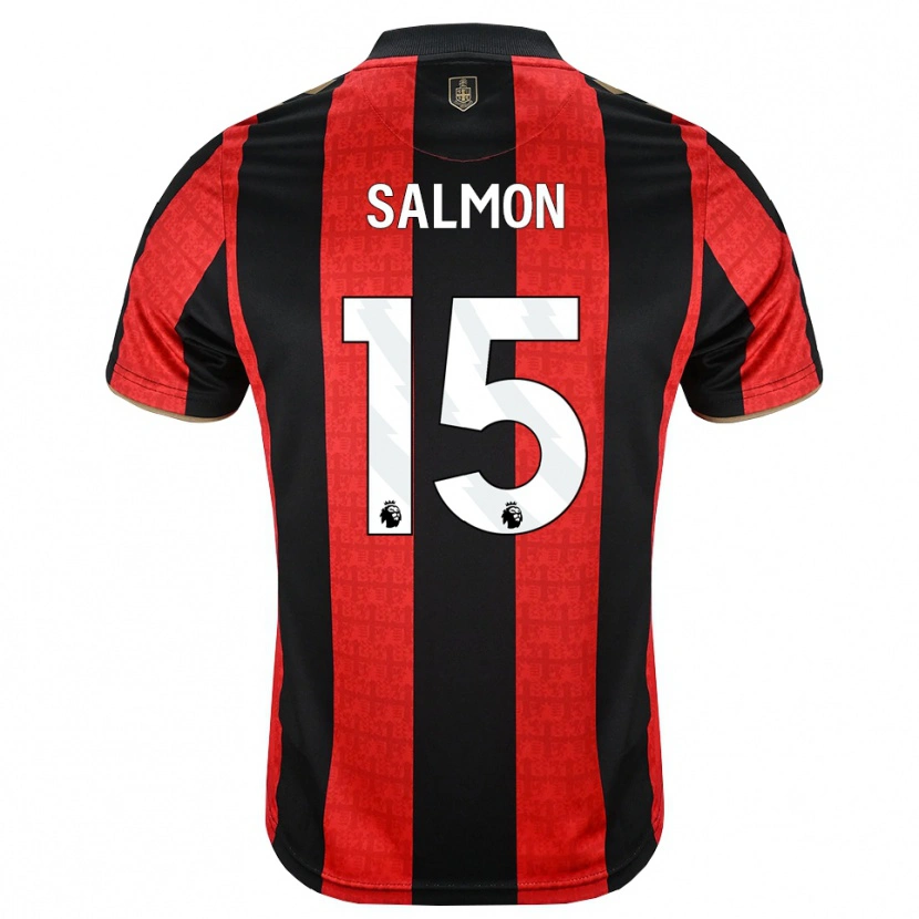Danxen Homme Maillot Josh Salmon #15 Goldenrod Rouge Noir Tenues Domicile 2026/27 T-Shirt