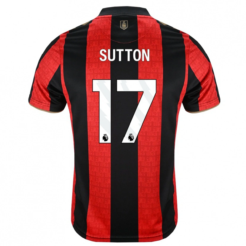 Danxen Homme Maillot Zach Sutton #17 Goldenrod Rouge Noir Tenues Domicile 2026/27 T-Shirt