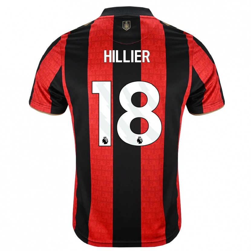 Danxen Homme Maillot Gemma Hillier #18 Goldenrod Rouge Noir Tenues Domicile 2026/27 T-Shirt