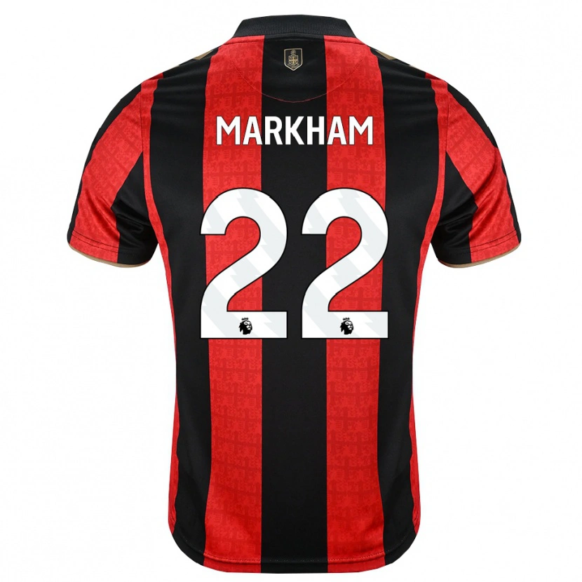Danxen Homme Maillot Jenna Markham #22 Goldenrod Rouge Noir Tenues Domicile 2026/27 T-Shirt