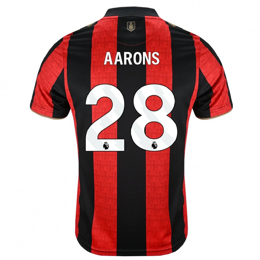 Danxen Homme Maillot Max Aarons #28 Goldenrod Rouge Noir Tenues Domicile 2026/27 T-Shirt