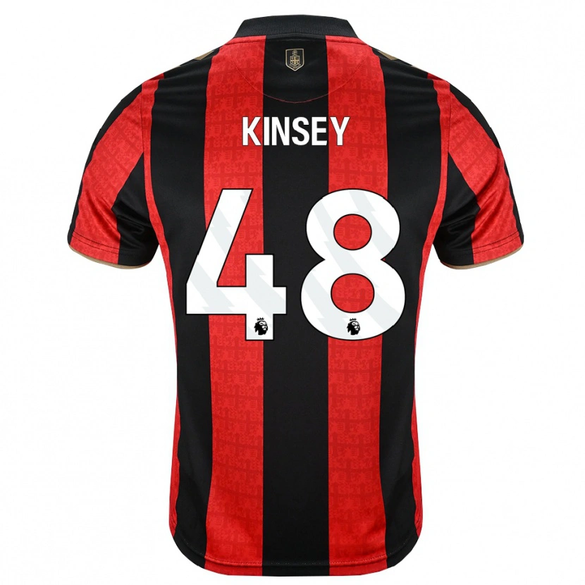 Danxen Homme Maillot Max Kinsey #48 Goldenrod Rouge Noir Tenues Domicile 2026/27 T-Shirt