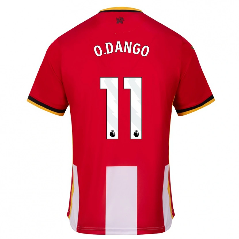 Danxen Homme Maillot Dango Ouattara #11 Jaune Noir Rouge Tenues Domicile 2026/27 T-Shirt