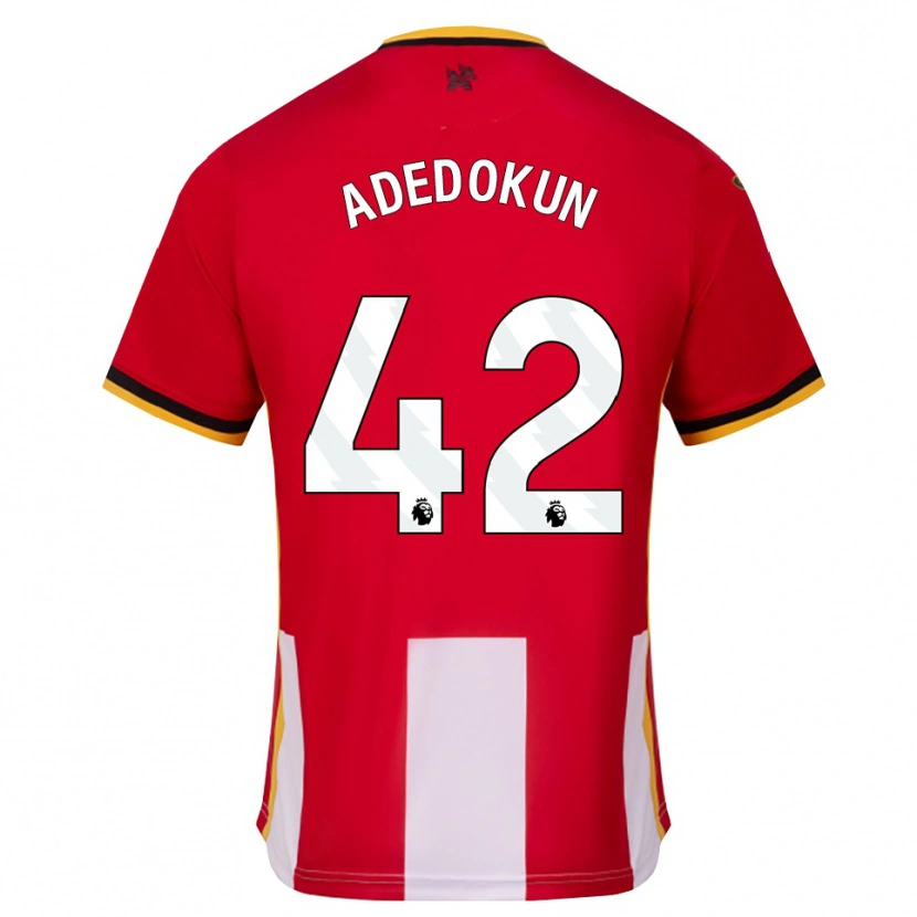 Danxen Homme Maillot Val Adedokun #42 Jaune Noir Rouge Tenues Domicile 2026/27 T-Shirt