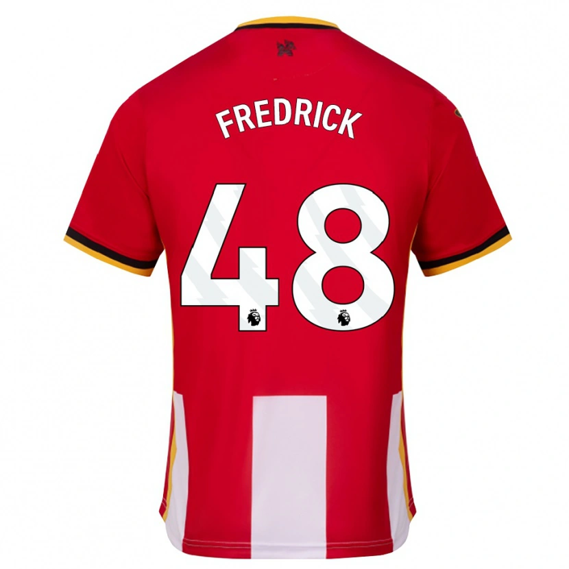Danxen Homme Maillot Benjamin Fredrick #48 Jaune Noir Rouge Tenues Domicile 2026/27 T-Shirt