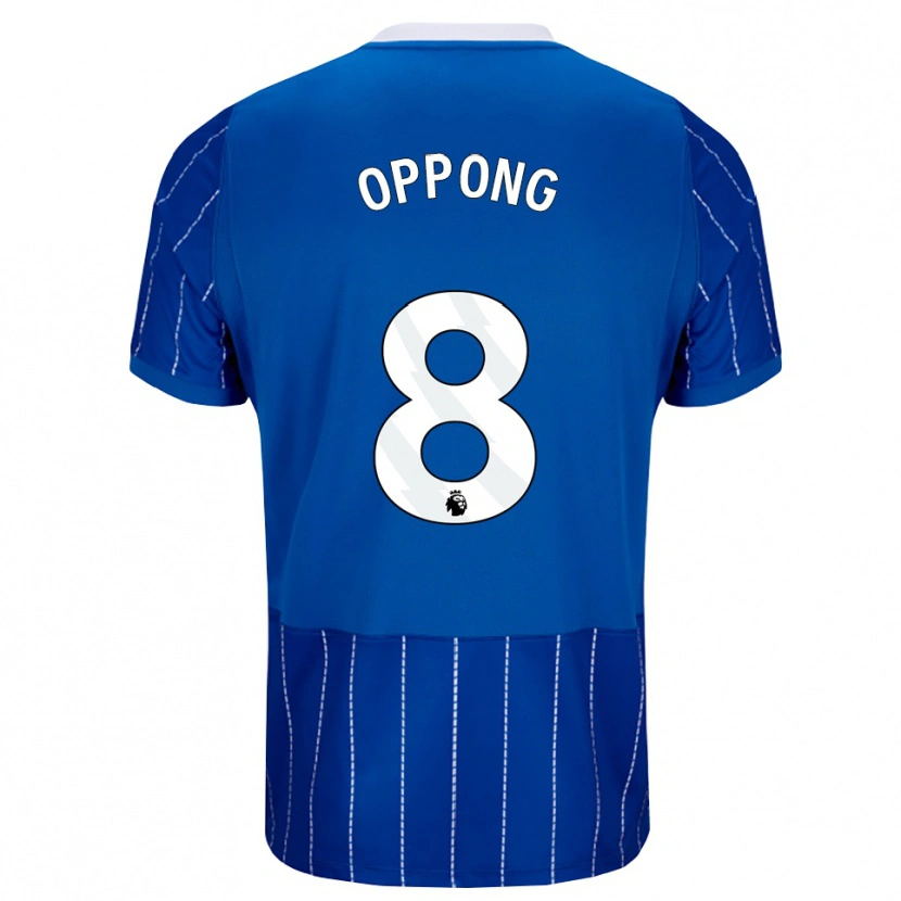 Danxen Homme Maillot Raffaele Oppong #8 Bleu Moyen Blanc Tenues Domicile 2026/27 T-Shirt