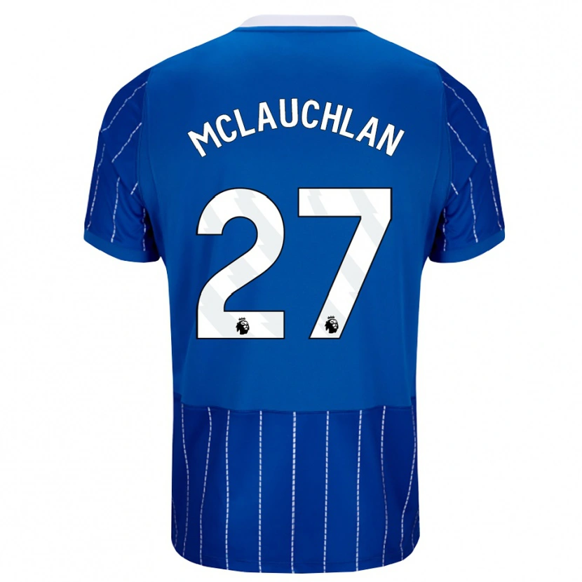 Danxen Homme Maillot Rachel Mclauchlan #27 Bleu Moyen Blanc Tenues Domicile 2026/27 T-Shirt
