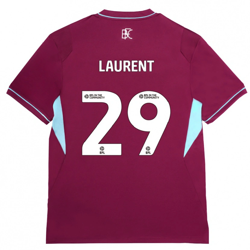 Danxen Homme Maillot Josh Laurent #29 Bourgogne Vert Tenues Domicile 2026/27 T-Shirt