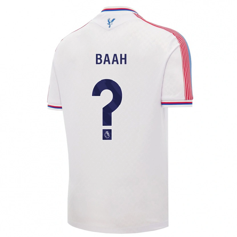 Danxen Homme Maillot Kwasi Baah #0 Blanc Rouge Bleu Tenues Domicile 2026/27 T-Shirt