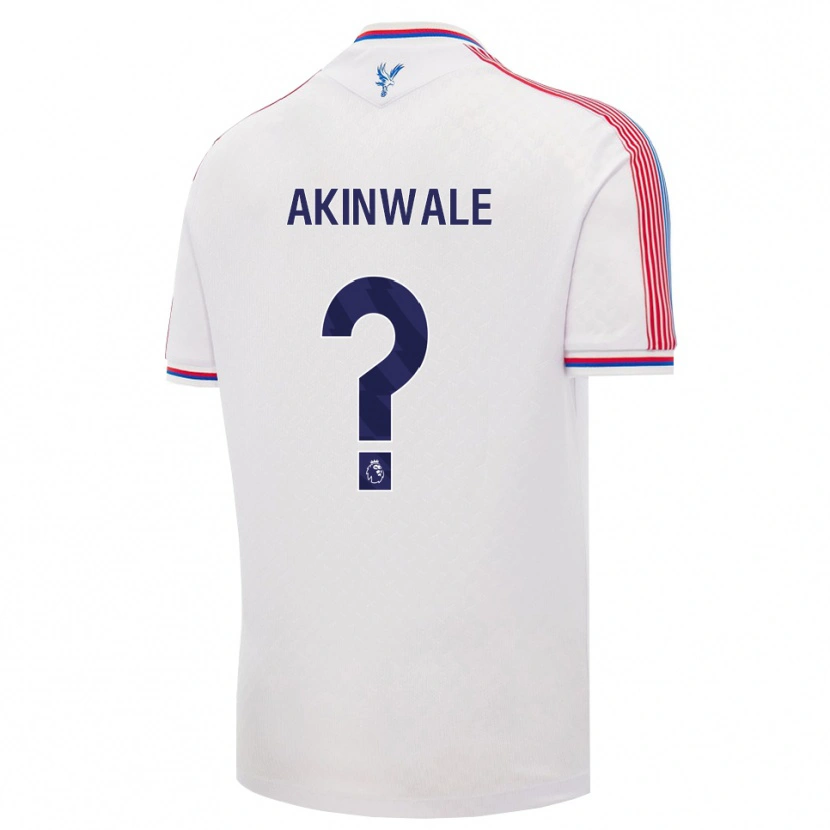 Danxen Homme Maillot Victor Akinwale #0 Blanc Rouge Bleu Tenues Domicile 2026/27 T-Shirt