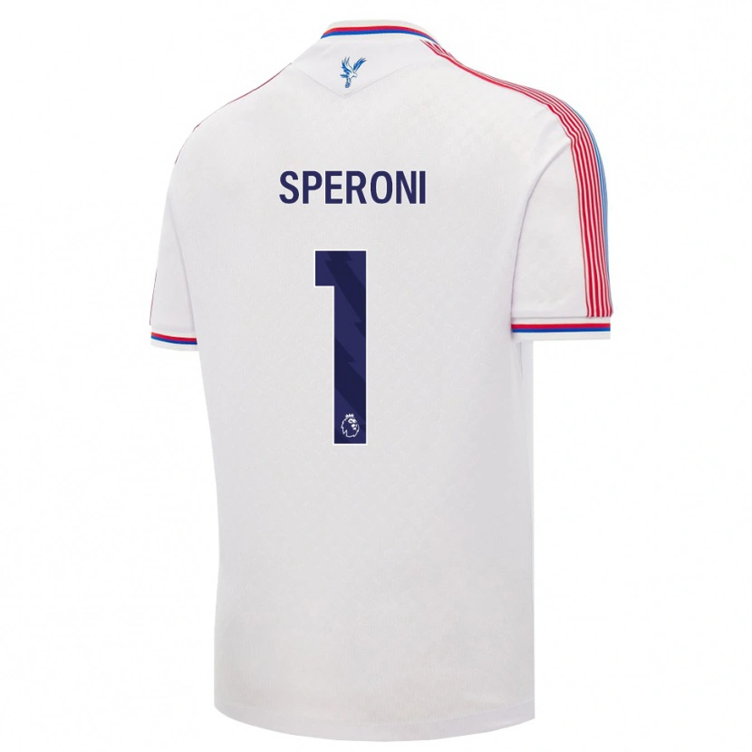 Danxen Homme Maillot Thiago Speroni #1 Blanc Rouge Bleu Tenues Domicile 2026/27 T-Shirt