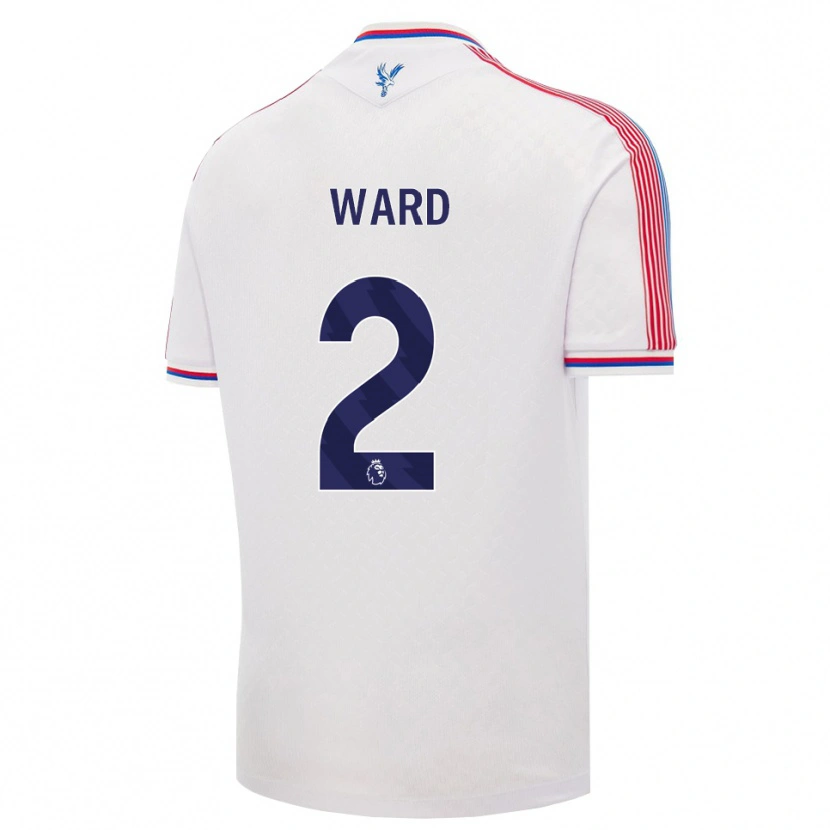 Danxen Homme Maillot Joel Ward #2 Blanc Rouge Bleu Tenues Domicile 2026/27 T-Shirt