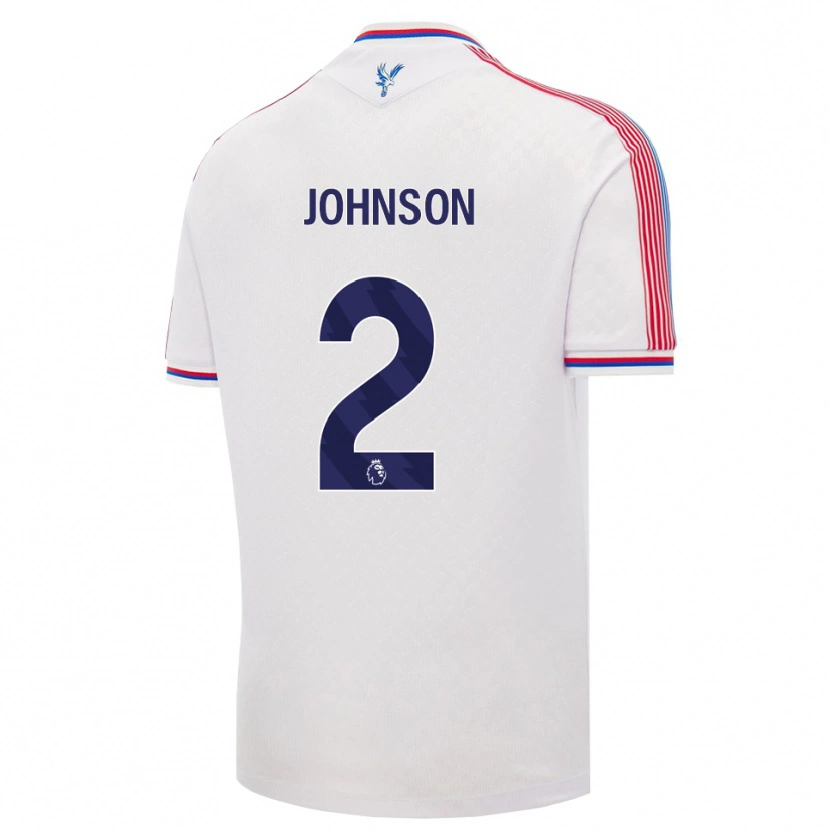Danxen Homme Maillot Annabel Johnson #2 Blanc Rouge Bleu Tenues Domicile 2026/27 T-Shirt