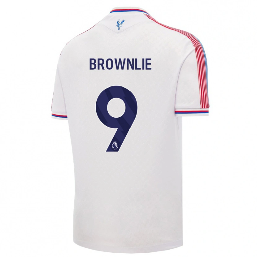 Danxen Homme Maillot Rylan Brownlie #9 Blanc Rouge Bleu Tenues Domicile 2026/27 T-Shirt