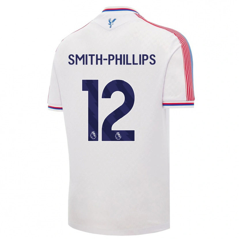 Danxen Homme Maillot Kairo Smith-Phillips #12 Blanc Rouge Bleu Tenues Domicile 2026/27 T-Shirt