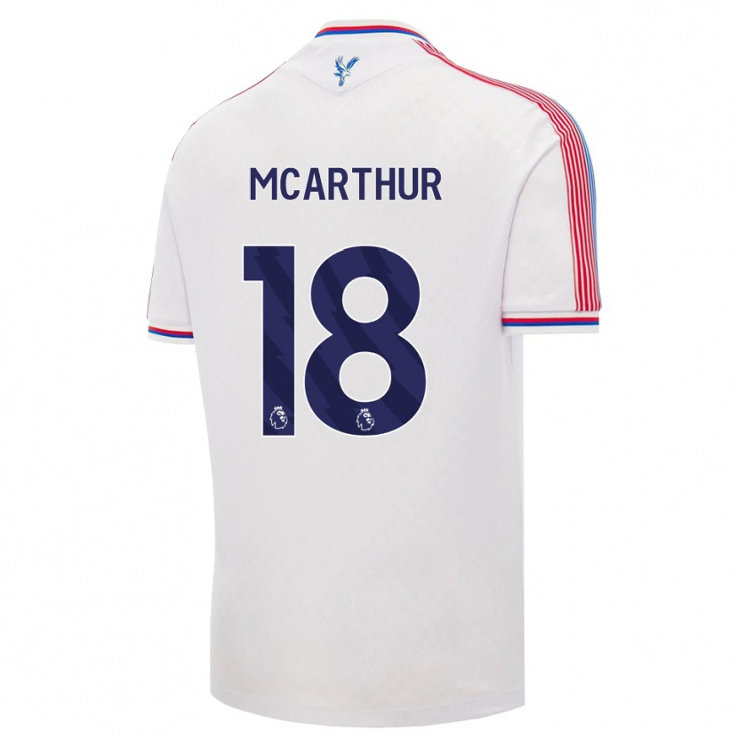 Danxen Homme Maillot James Mcarthur #18 Blanc Rouge Bleu Tenues Domicile 2026/27 T-Shirt