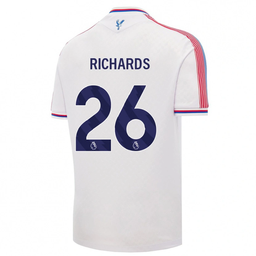 Danxen Homme Maillot Chris Richards #26 Blanc Rouge Bleu Tenues Domicile 2026/27 T-Shirt