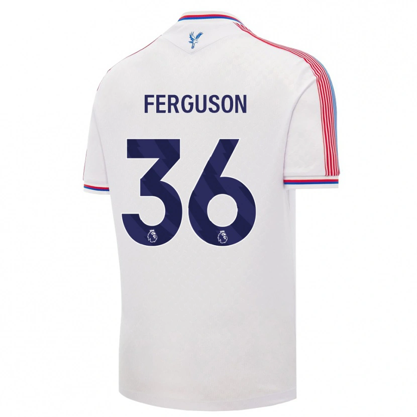 Danxen Homme Maillot Nathan Ferguson #36 Blanc Rouge Bleu Tenues Domicile 2026/27 T-Shirt