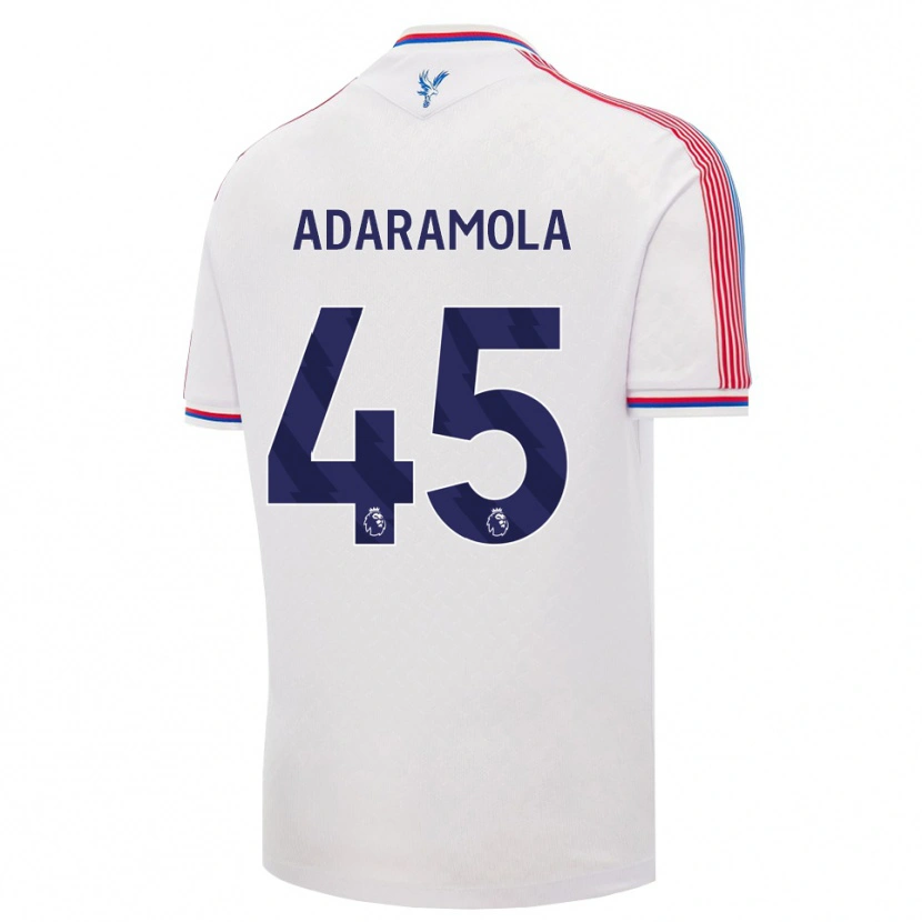 Danxen Homme Maillot Tayo Adaramola #45 Blanc Rouge Bleu Tenues Domicile 2026/27 T-Shirt