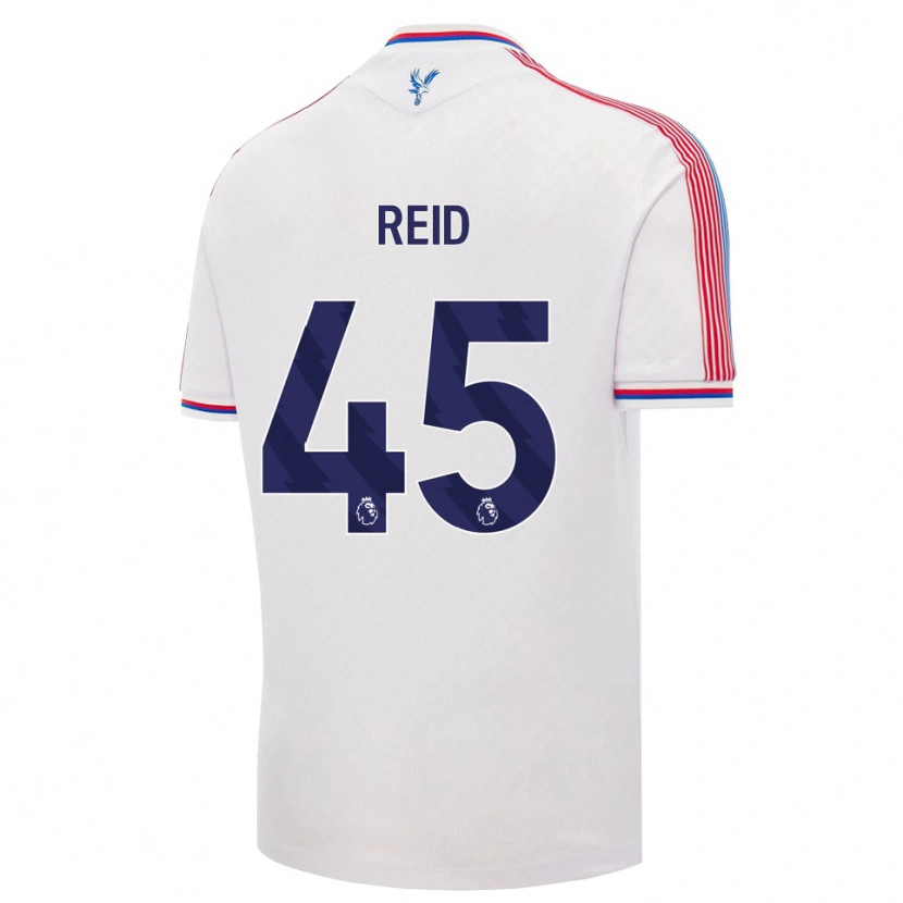 Danxen Homme Maillot Dylan Reid #45 Blanc Rouge Bleu Tenues Domicile 2026/27 T-Shirt