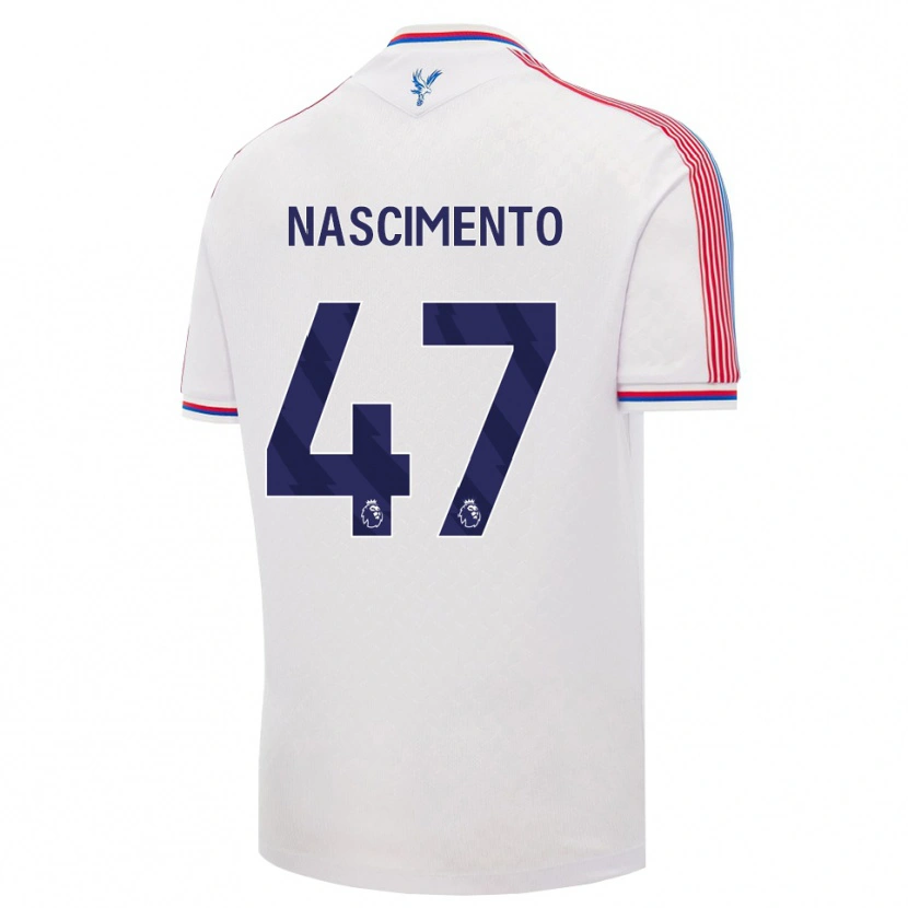 Danxen Homme Maillot Adler Nascimento #47 Blanc Rouge Bleu Tenues Domicile 2026/27 T-Shirt