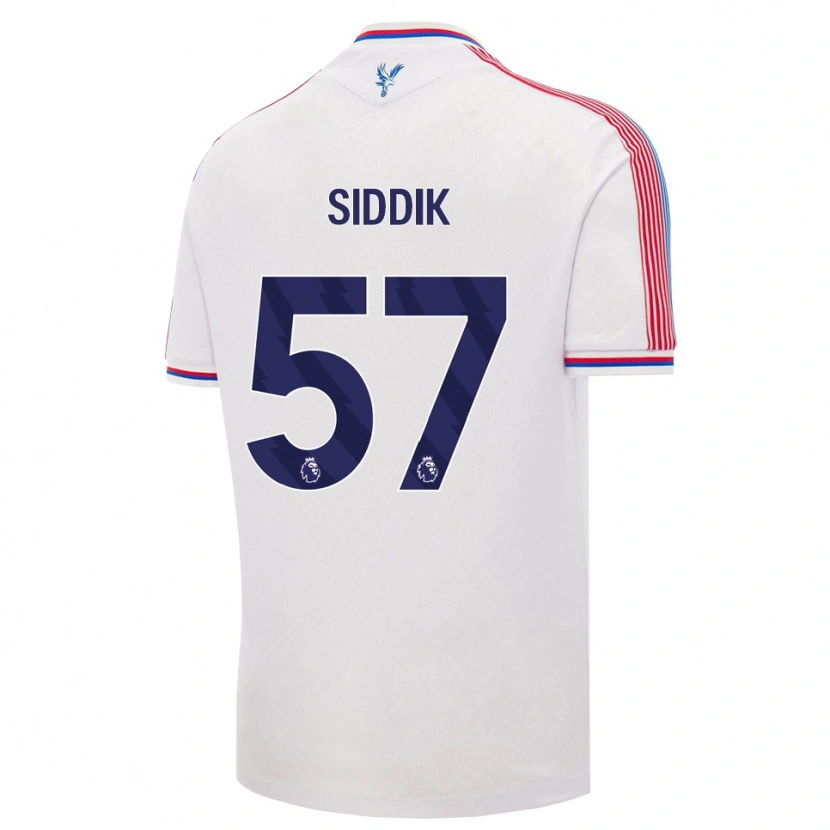 Danxen Homme Maillot Cardo Siddik #57 Blanc Rouge Bleu Tenues Domicile 2026/27 T-Shirt