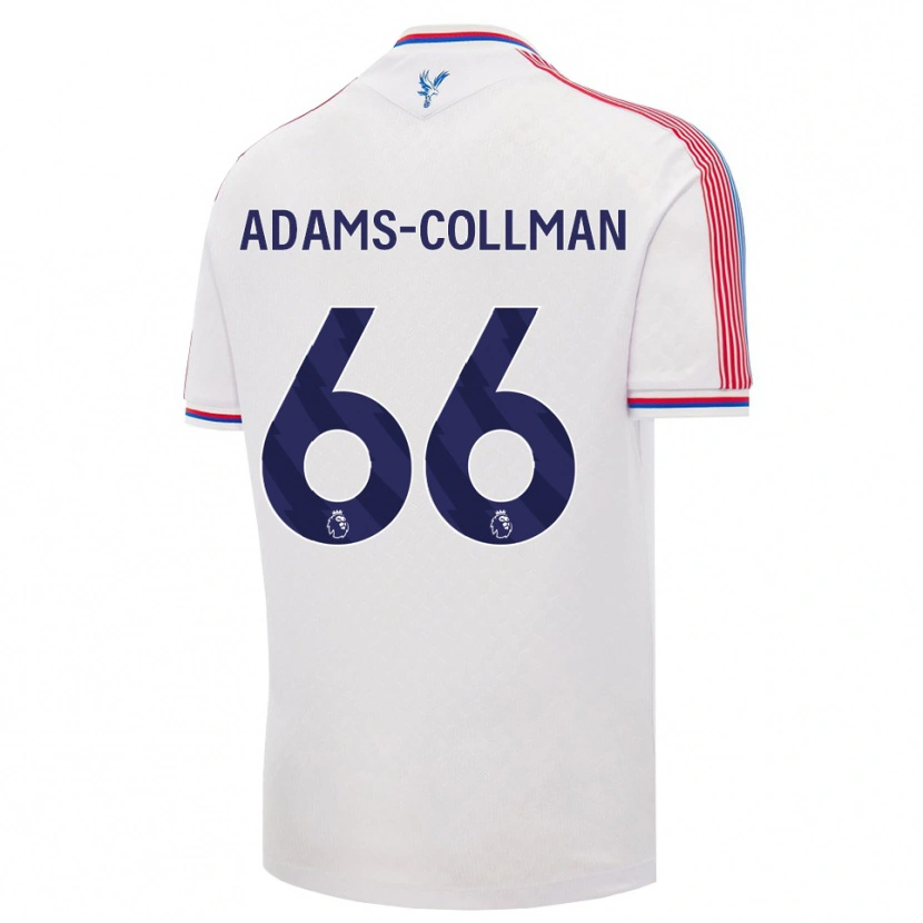 Danxen Homme Maillot Kai-Reece Adams-Collman #66 Blanc Rouge Bleu Tenues Domicile 2026/27 T-Shirt