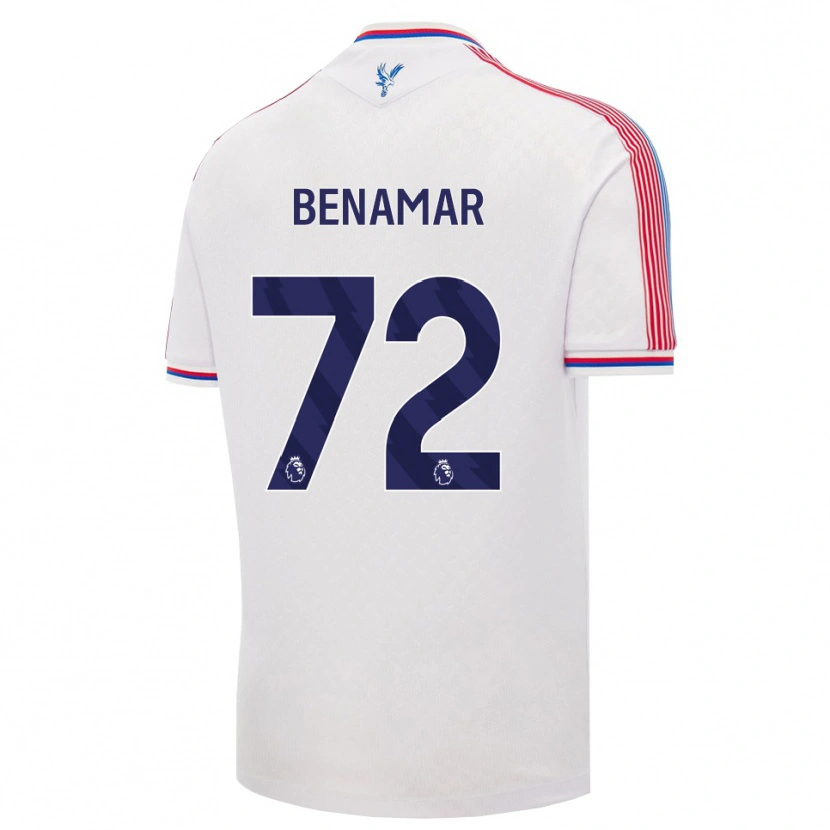 Danxen Homme Maillot Dean Benamar #72 Blanc Rouge Bleu Tenues Domicile 2026/27 T-Shirt