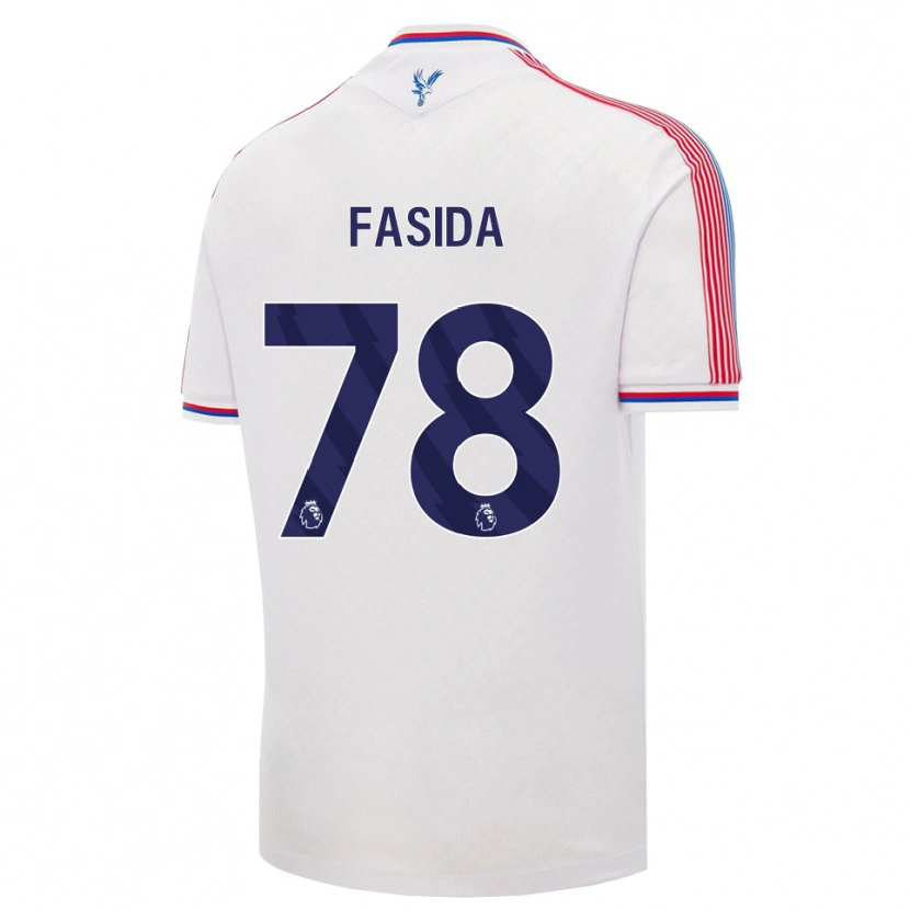 Danxen Homme Maillot Jacob Fasida #78 Blanc Rouge Bleu Tenues Domicile 2026/27 T-Shirt