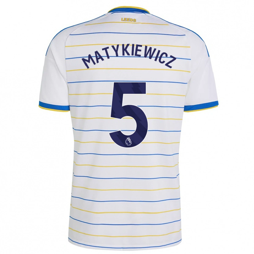 Danxen Homme Maillot Luke Matykiewicz #5 Rouge Jaune Bleu Tenues Domicile 2026/27 T-Shirt